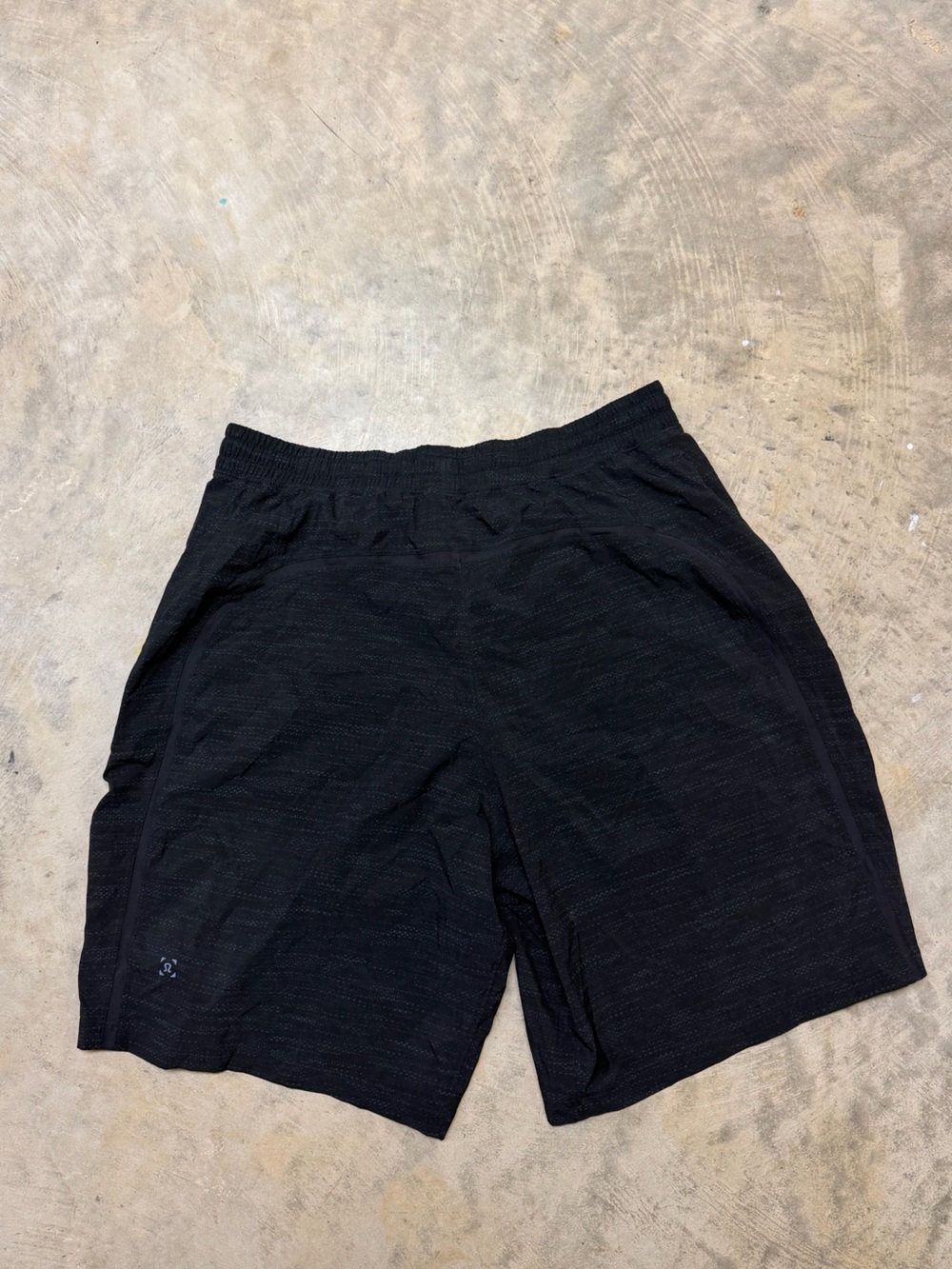 lululemon athletica Men's Black Athletic Training Shorts